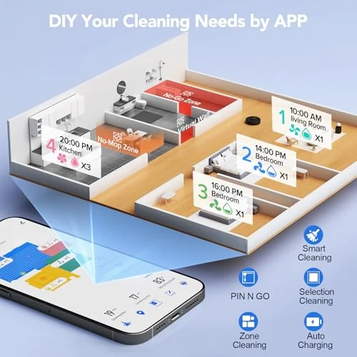 Robot Vacuum and Mop Combo with LiDAR Navigation — Robot Vacuum, BPMIO