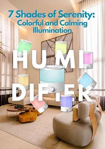 Ultrasonic Cool Mist Humidifier — Humidifier, MEGAWISE