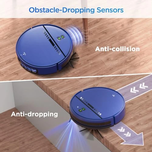 2-in-1 Robot Vacuum and Mop Combo for Pet Hair, Hard Floor and Carpet — Robot Vacuum, ZC WAS