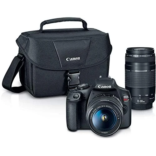 DSLR Camera with 2 Lens Kit, Canon