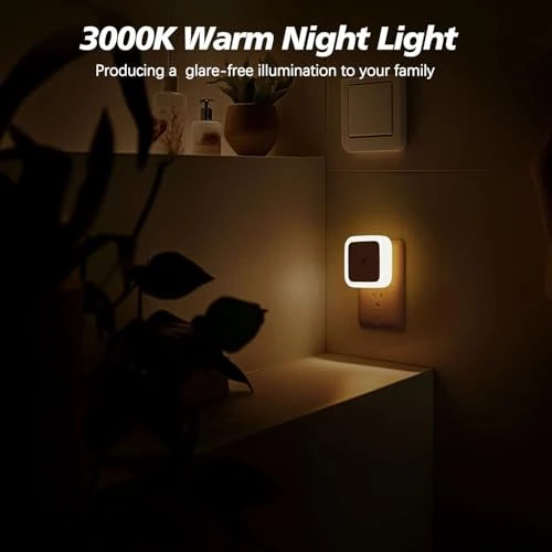 Dusk to Dawn Sensor LED Night Light 4-Pack, Sujeet