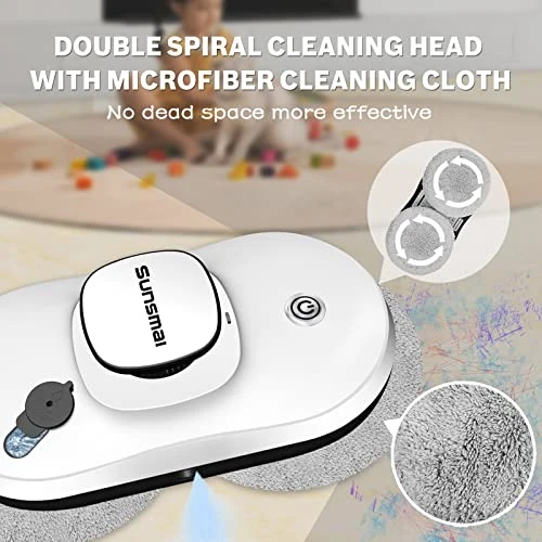 Smart Window Cleaner Robot with Automatic Water Spray — Window Cleaning Robot, SUNSMAI