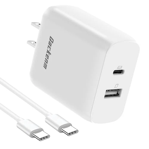 65W USB C Fast Charger with Cable for MacBook, iPhone, Galaxy, Qackenm