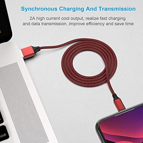 6Pack Fast Charging Lightning Cable for iPhone, MUXA