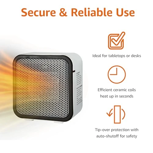 Ceramic Space Heater, Amazon Basics