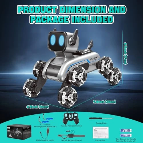 Gesture Sensing Remote Control Robot Dog Toy for Kids — Robot Pet, Wurycia
