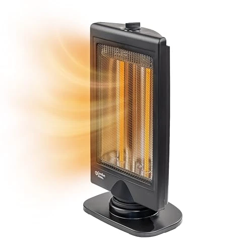 Oscillating Portable Space Heater with Adjustable Tilt and Overheat Protection, Comfort Zone