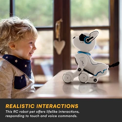 Rechargeable Robot Dog - Interactive Smart Robo Dog for Kids — Robot Pet, Top Race