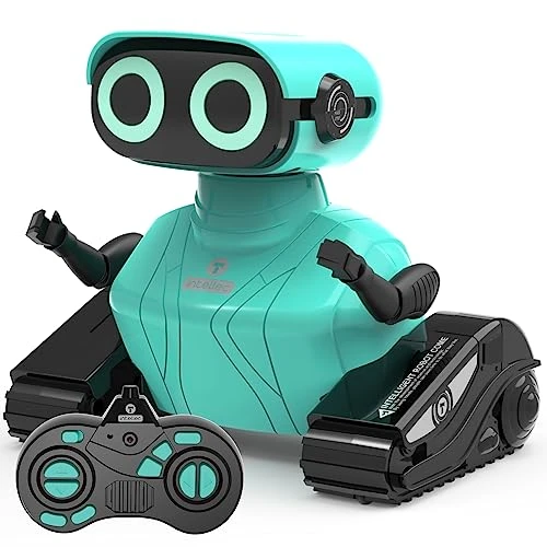 Remote Control Robot Toy with LED Eyes and Dance Moves for Kids — Coding Robot, GILOBABY