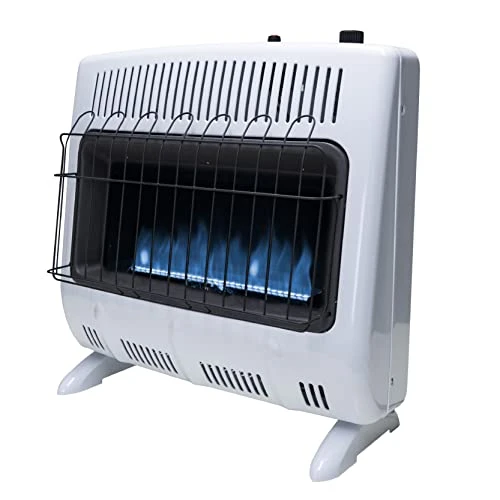 30,000 BTU Vent Free Blue Flame Natural Gas Heater - Wall Mount Space Heater, Mr. Heater
