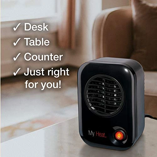 Personal Mini Space Heater with Single Speed, 200W, 6 Inches, Lasko
