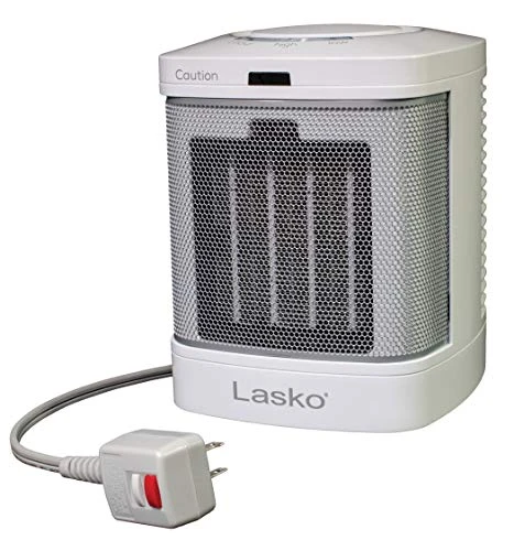 Portable Ceramic Space Heater for Bathroom and Indoor Home Use, Lasko