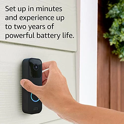 Video Doorbell with Sync Module 2, Two-year battery life, HD video — Video Doorbell, Blink