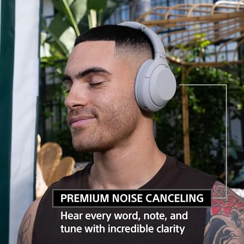Wireless Premium Noise Canceling Overhead Headphones with Mic — Wireless Earbuds, Sony