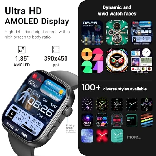 AMOLED Smart Watch — Smart Watch, TOZO