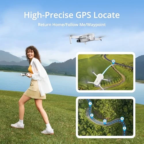 GPS Drone with 2.5K Camera, 4KM Transmission, Foldable Design — Drone, Potensic