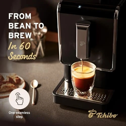 Automatic Espresso & Coffee Machine with Built-in Grinder — Coffee Maker, Tchibo