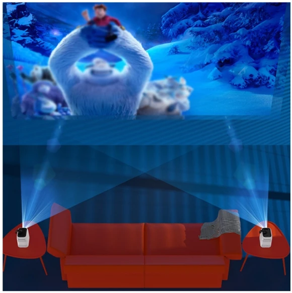 Portable HD 4K Smart Wireless Projector — Smart Projector, RBT