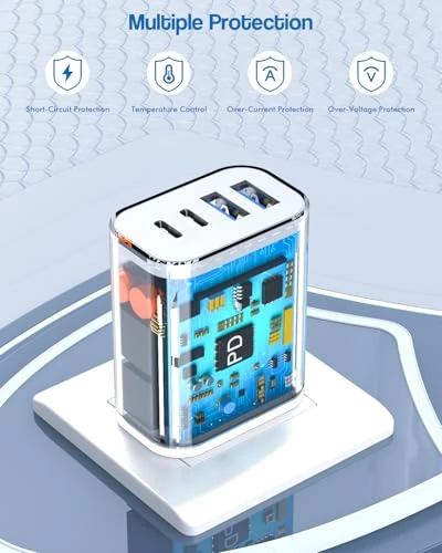 40W Fast Charging Block, 2-Pack with 4 Ports — Power Bank, Dazana