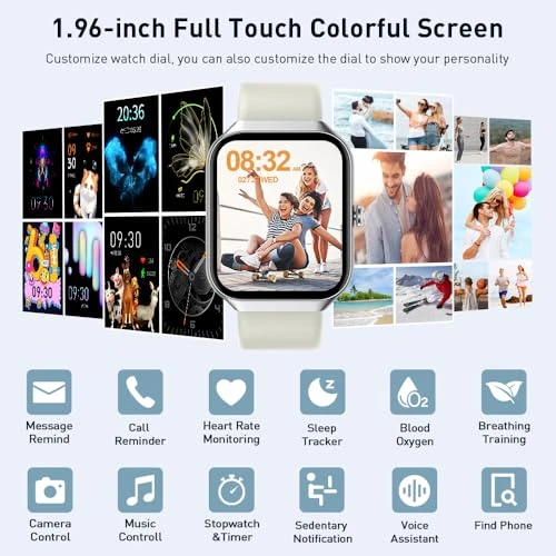 Smart Watch with Bluetooth Call and Fitness Tracker — Smart Watch, Motast