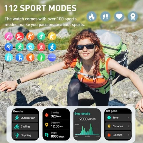 Smart Watch with Bluetooth Call and Fitness Tracker — Smart Watch, Motast