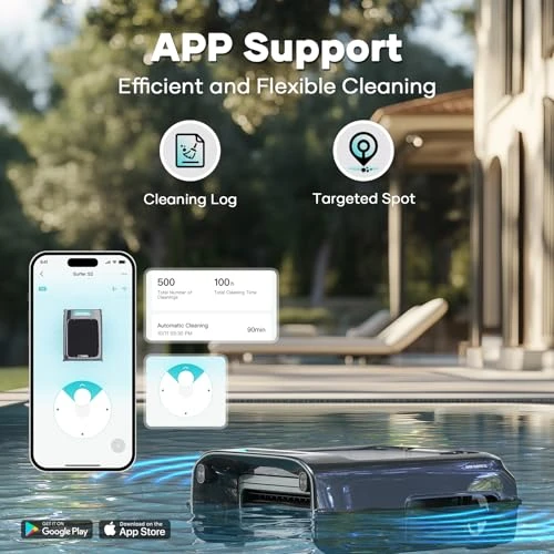 Solar Powered Pool Surface Skimmer Robot, AIPER
