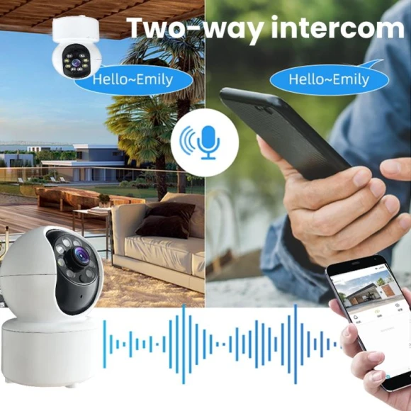Mini 360 PTZ WiFi Surveillance Camera — Security Camera