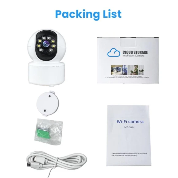 Mini 360 PTZ WiFi Surveillance Camera — Security Camera