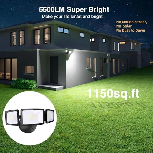 Smart LED Flood Lights Outdoor — Smart Light Bulb, Onforu