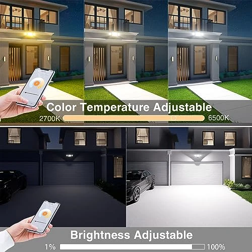 Smart LED Flood Lights Outdoor — Smart Light Bulb, Onforu