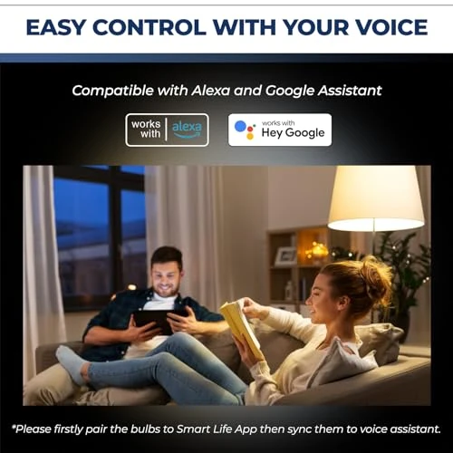 Smart Light Bulbs 100W Equivalent, Color Changing, No Hub Required — Smart Light Bulb, Lightinginside