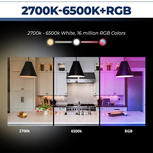 Smart Light Bulbs 100W Equivalent, Color Changing, No Hub Required — Smart Light Bulb, Lightinginside