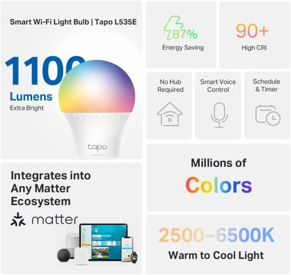 Smart Light Bulbs — Smart Light Bulb, Tapo