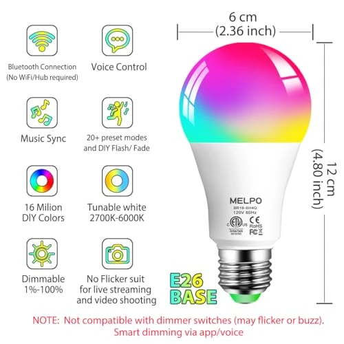 Smart Light Bulbs — Smart Light Bulb, MELPO