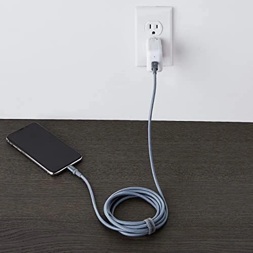 Fast Charging USB-C to Lightning iPhone Charger Cable, Amazon Basics