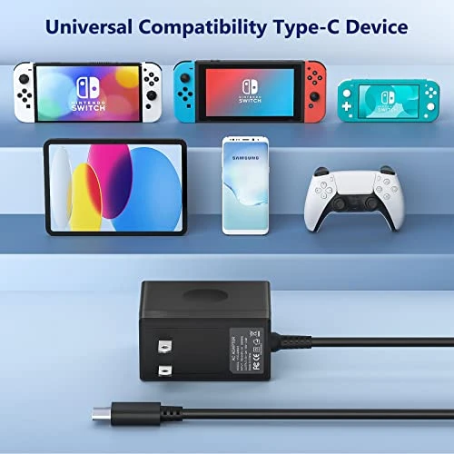 Fast Travel Wall Charger with USB C Cable, YCCSKY