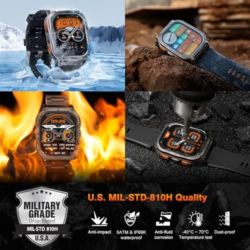 Military Smart Watch with GPS — GPS Watches, AMAZTIM