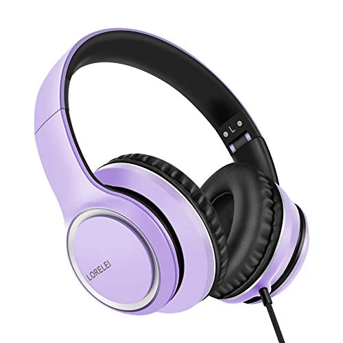 Over-Ear Wired Headphones with Microphone, LORELEI