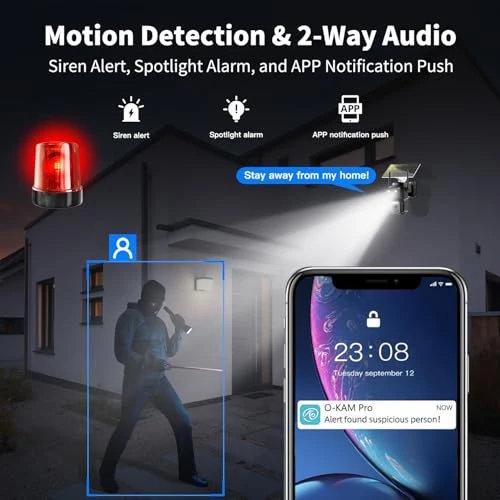 Solar Security Cameras Wireless Outdoor — Security Camera, BEZOMIZ