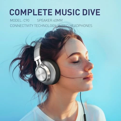 Wired Headphones with Microphone, AILIHEN