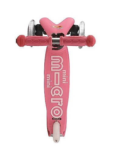 Mini Deluxe 3-Wheeled Lean-to-Steer Scooter for Kids, Micro