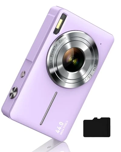 Point and Shoot Digital Camera with 16X Zoom and 32GB Card, CAMKORY