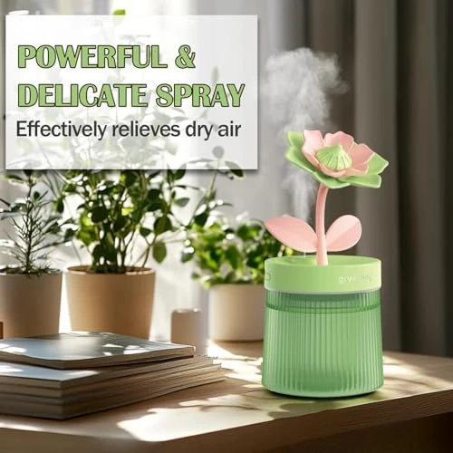Cute Mini Humidifier with 2 Mist Modes and Night Light — Humidifier, ShunChengFa