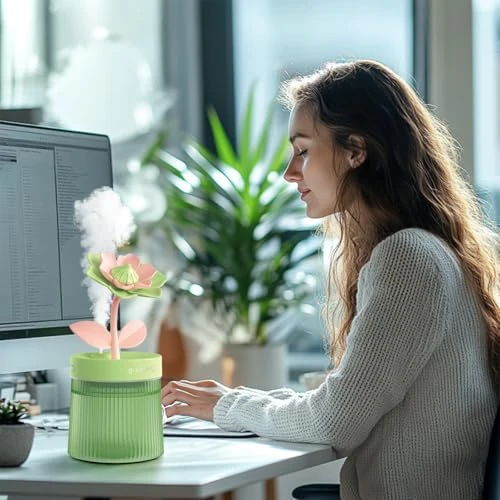 Cute Mini Humidifier with 2 Mist Modes and Night Light — Humidifier, ShunChengFa