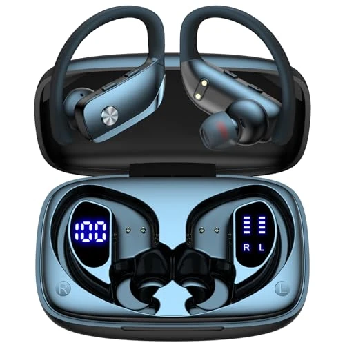 Wireless Earbuds with Over-Ear Hook — Wireless Earbuds, BMANI