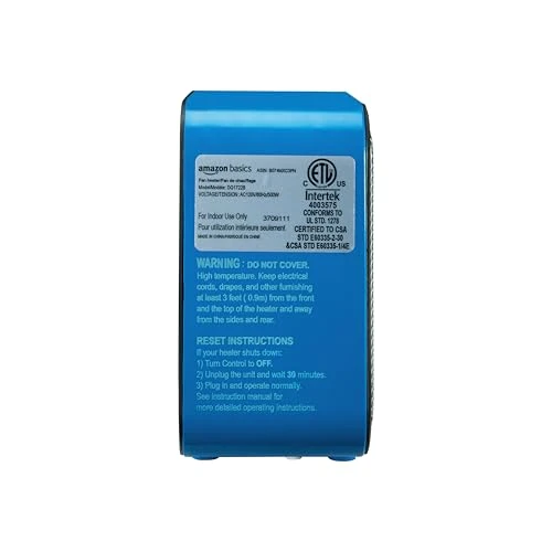 Ceramic Space Heater, Amazon Basics