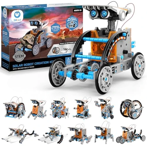 12-in-1 Education Solar Robot Toys — STEM Toys, Sillbird