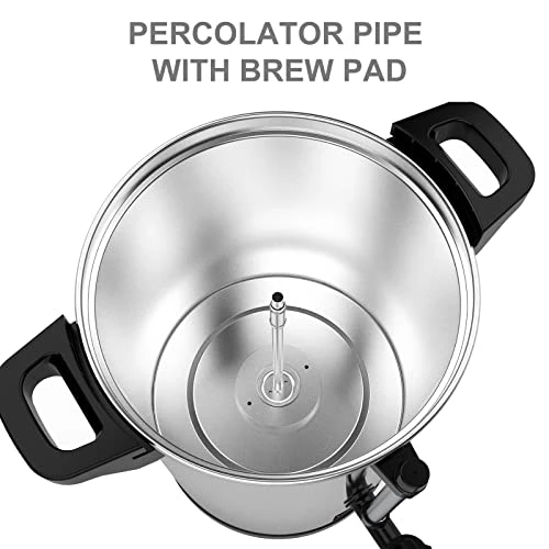 Commercial Grade Stainless Steel Coffee Urn, Valgus