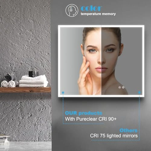 LED Mirror Medicine Cabinet, Wemin Smart Home