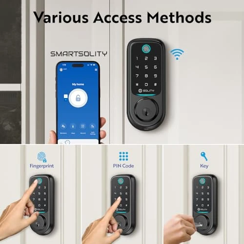 Smart Digital Door Lock — Smart Lock, SOLITY